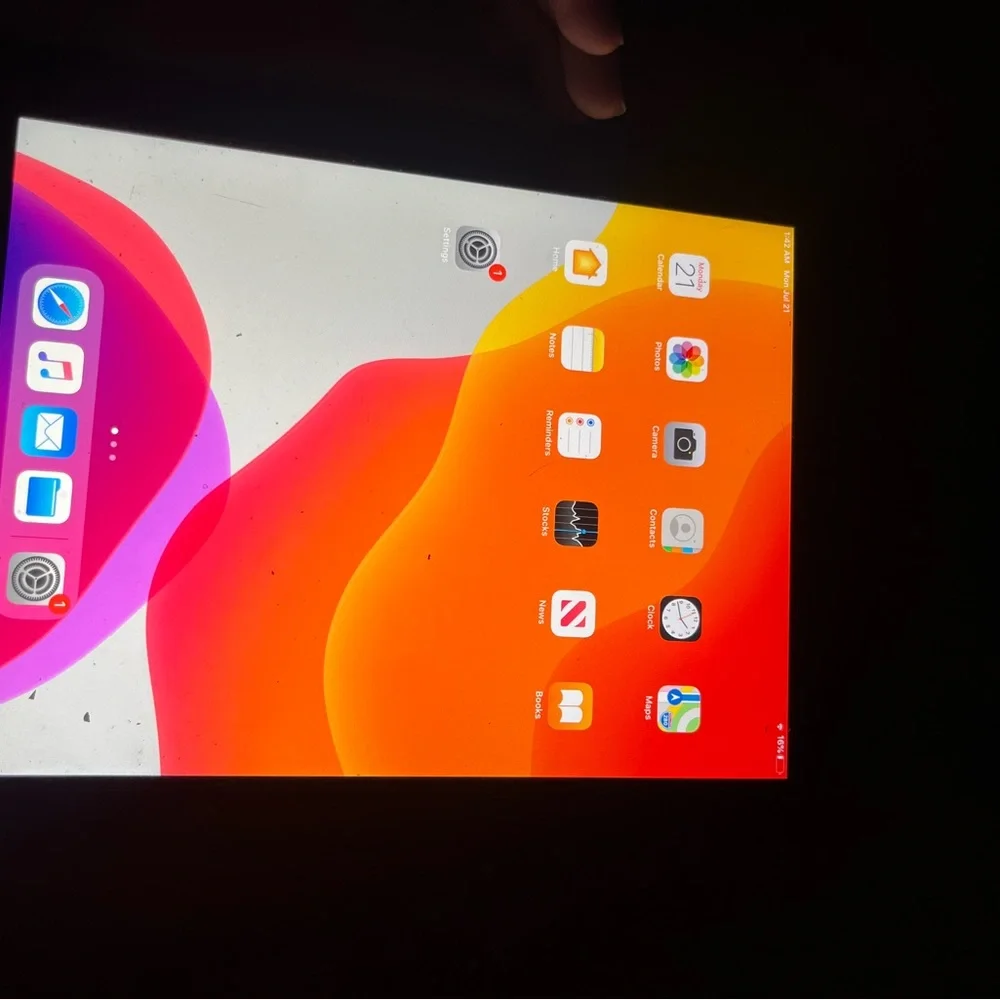 Apple Tablet with Black Bezel